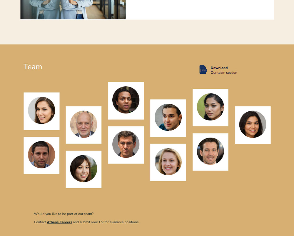 Screenshot of Ion Interactive Template