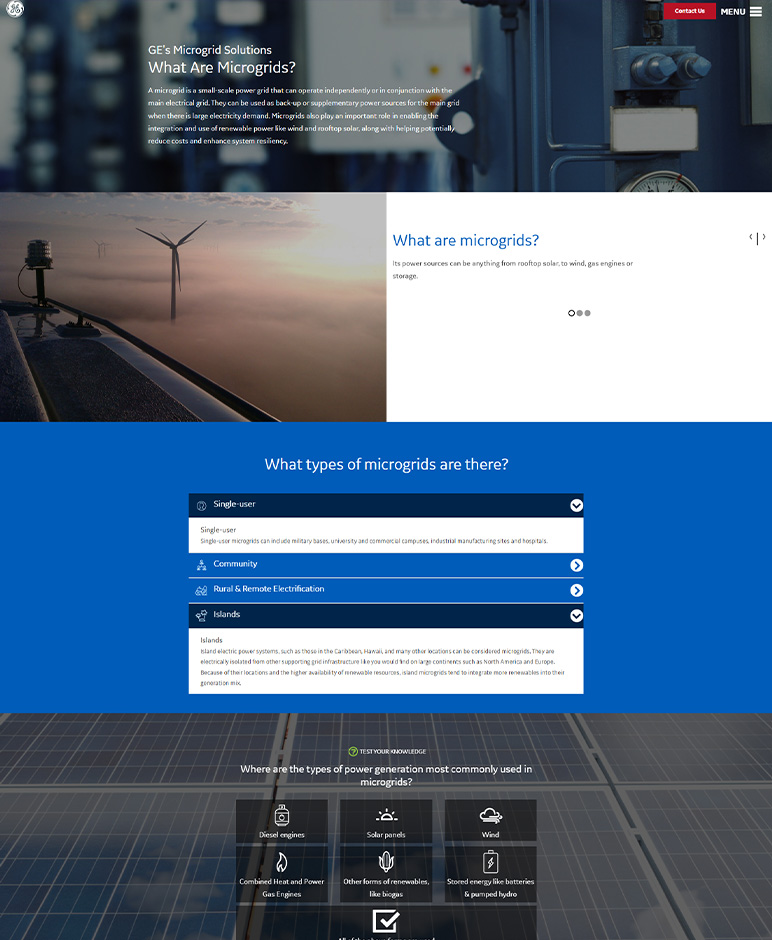 Screenshot of GE Energy
