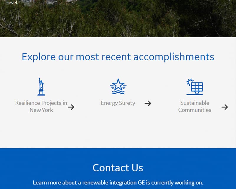 Screenshot of GE Energy
